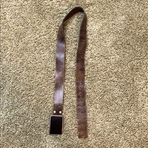 Express leather belt